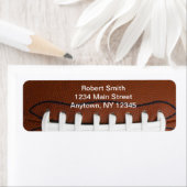 Etiketten voor het football Design Return-adres (Insitu)