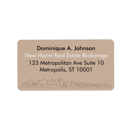 Etiketten voor het lokale onroerend goed van de Aa (Voorkant)