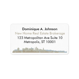 Etiketten voor het lokale onroerend goed van de Aa