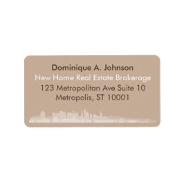 Etiketten voor het lokale onroerend goed van de Aa