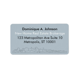 Etiketten voor het lokale onroerend goed van de Aa