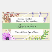 etiketten voor het maken van kaarsen