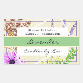 etiketten voor het maken van kaarsen