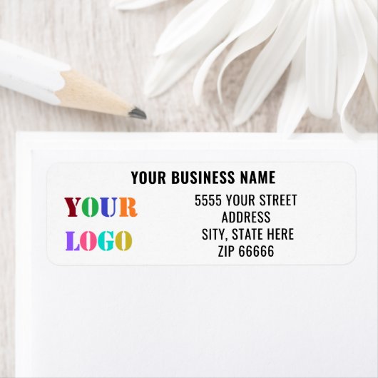 Etiketten voor het retouradres van de Logo van het (Insitu)