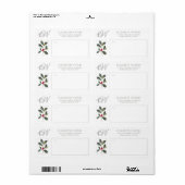 ETIKETTEN VOOR HET VERZENDEN : VINTAGE CHRISTMAS H (Full Sheet)