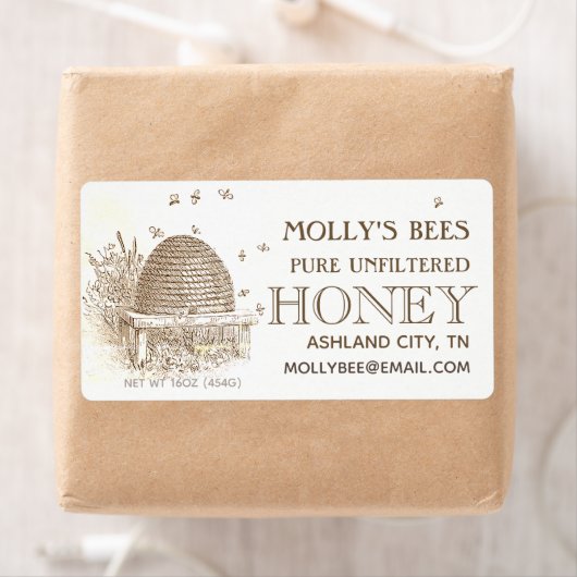 Etiketten voor honingbijenkorven van  honingbijenk (Insitu)