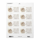 Etiketten voor honingbijenkorven van  honingbijenk (Full Sheet)