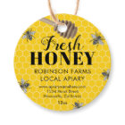 Etiketten voor honingkarbonade, vers | Honingbijen