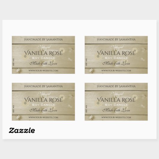 Etiketten voor houtachtige korrels Verpakking Lich (Vel)