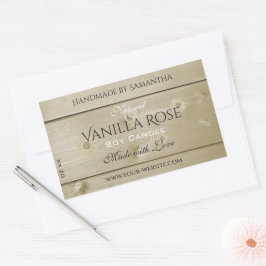 Etiketten voor houtachtige korrels Verpakking Lich