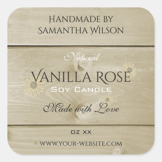 Etiketten voor houtachtige korrels Verpakking Lich (Voorkant)