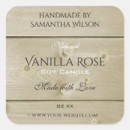 Etiketten voor houtachtige korrels Verpakking Lich