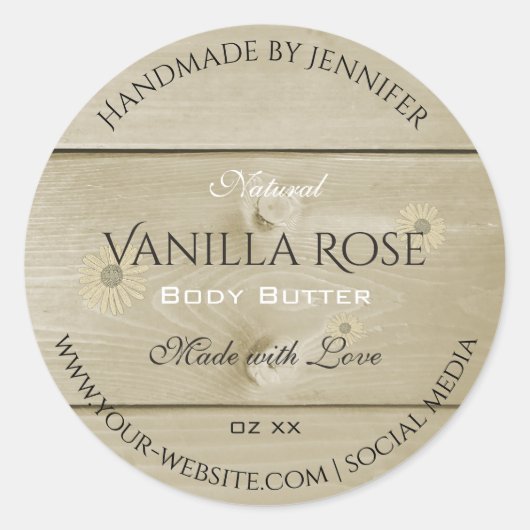 Etiketten voor houtachtige korrels Verpakking Lich (Voorkant)