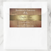 Etiketten voor houten korrels Etiketten voor goudk (Tas)