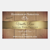 Etiketten voor houten korrels Etiketten voor goudk (Voorkant)