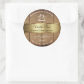 Etiketten voor houten korrels Etiketten voor goudk (Tas)