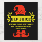 Etiketten voor kerstwijn en mousserende wijn (Enkel label)