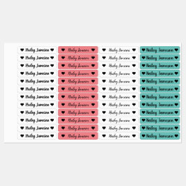 Etiketten voor kinder kleding, labels voor dagverz