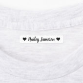 Etiketten voor kinder kleding, labels voor dagverz (Aangebracht)