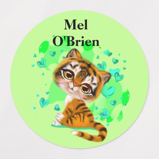 Etiketten voor kindernamen labels (Design 1)