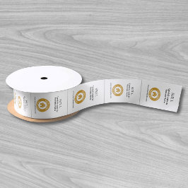 Etiketten voor kleding en kleding op maat - wit Lo Satijnen Lint