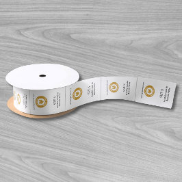 Etiketten voor kleding en kleding op maat - wit Lo Satijnen Lint