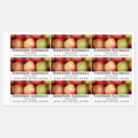 Etiketten voor levensmiddelen - Krat van appels