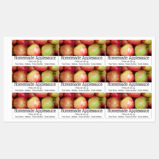 Etiketten voor levensmiddelen - Krat van appels Labels