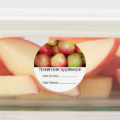 Etiketten voor levensmiddelen - Krat van appels Labels (Aangebracht)