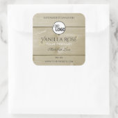 Etiketten voor lichte houten korrels en Logo (Tas)