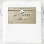 Etiketten voor lichte houten korrels en Logo (Tas)