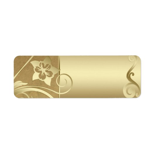 Etiketten voor Matte goud (Voorkant)