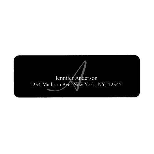 Etiketten voor monogram (Voorkant)