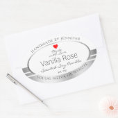 Etiketten voor nieuwe productverpakkingen: wit en  (Envelop)