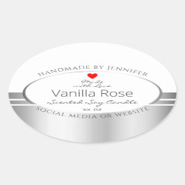 Etiketten voor nieuwe productverpakkingen: wit en