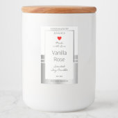 Etiketten voor nieuwe productverpakkingen: wit en  (Voorkant)