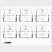 Etiketten voor nieuwe productverpakkingen: wit en  (Vel)