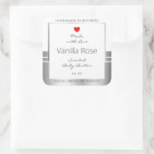 Etiketten voor nieuwe productverpakkingen: wit en  (Tas)