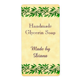 Etiketten voor olijfgaarden op maat van lebben