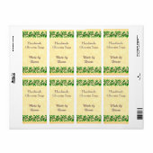 Etiketten voor olijfgaarden op maat van lebben (Full Sheet)