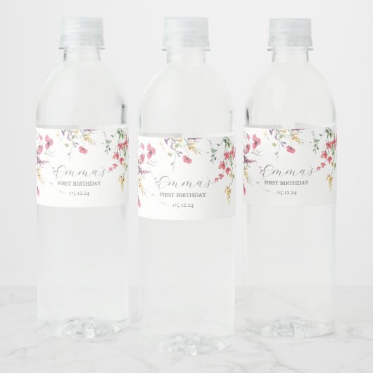 Etiketten voor onbewerkt water, etiketten voor wat (Flessen)