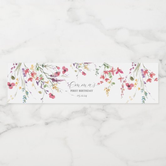 Etiketten voor onbewerkt water, etiketten voor wat (Enkel label)