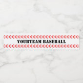 Etiketten voor op honkbal en waterflessen (Enkel label)