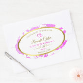 Etiketten voor Paarse en goudflesproducten (Envelop)