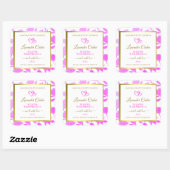 Etiketten voor Paarse en goudflesproducten (Vel)