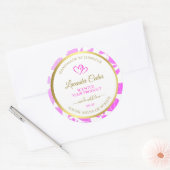 Etiketten voor Paarse en goudflesproducten (Envelop)