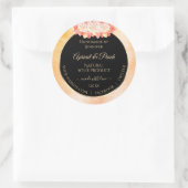 Etiketten voor platte koraalkleurstoffen en zwarte (Tas)