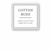 Etiketten voor potten, flessen of containers sticker (Voorkant)