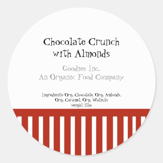 Etiketten voor snoepriet (Voorkant)