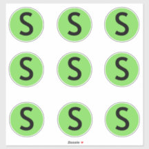 Etiketten voor Stickers met kledinggrootte